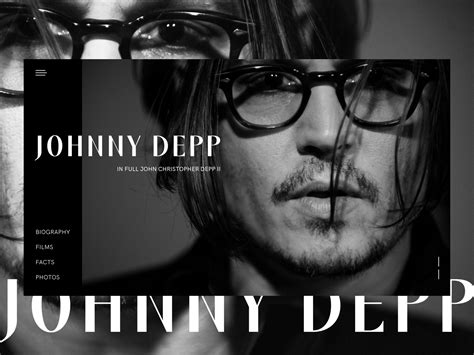 johnny depp website.